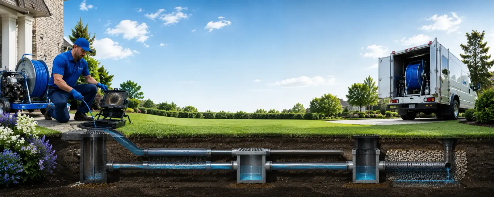 Outdoor drain cleaning information for Waterproof, LA