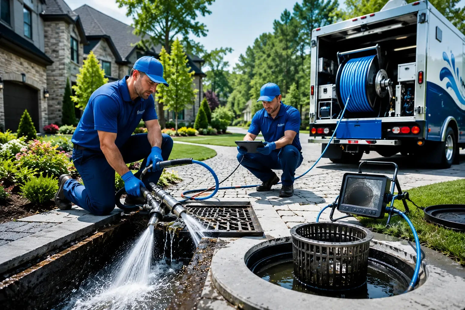Local outdoor drain cleaning professionals in Waterproof, LA